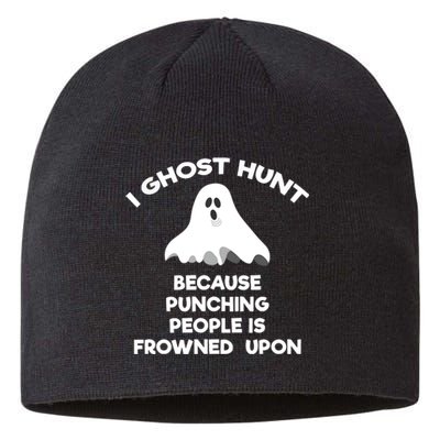 Ghost Hunting Gift Funny Ghost Hunter Punch Sustainable Beanie