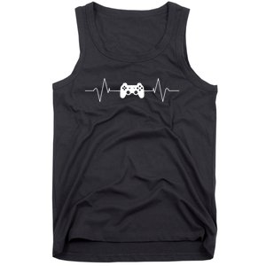 Gaming Heartbeat Gamer Gift Tank Top