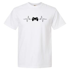 Gaming Heartbeat Gamer Gift Garment-Dyed Heavyweight T-Shirt