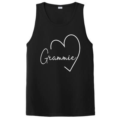 Grammie Heart Grandma Christmas MotherS Day Meaningful Gift PosiCharge Competitor Tank