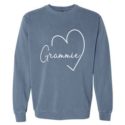 Grammie Heart Grandma Christmas MotherS Day Meaningful Gift Garment-Dyed Sweatshirt