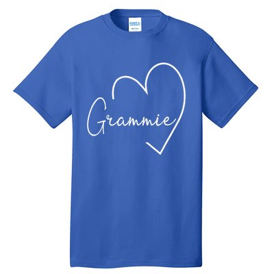 Grammie Heart Grandma Christmas MotherS Day Meaningful Gift Tall T-Shirt