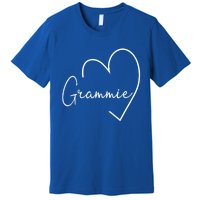 Grammie Heart Grandma Christmas MotherS Day Meaningful Gift Premium T-Shirt