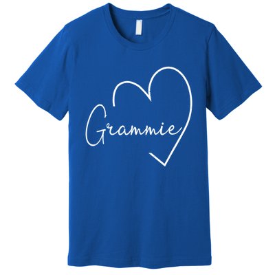 Grammie Heart Grandma Christmas MotherS Day Meaningful Gift Premium T-Shirt