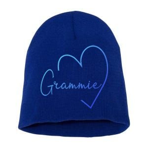 Grammie Heart Grandma Christmas MotherS Day Meaningful Gift Short Acrylic Beanie