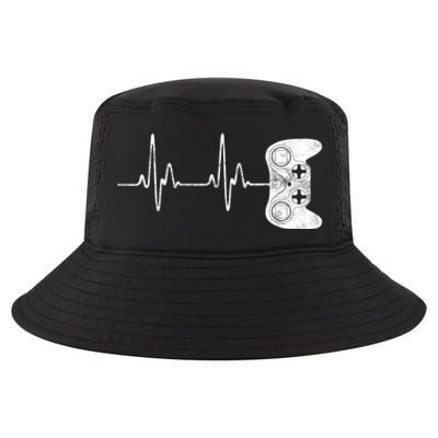 Gamer Heartbeat Great Gift Video Game Lover Funny Gift Funny Gift Cool Comfort Performance Bucket Hat