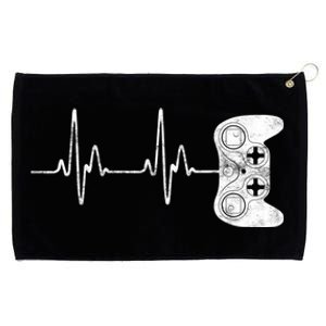 Gamer Heartbeat Great Gift Video Game Lover Funny Gift Funny Gift Grommeted Golf Towel