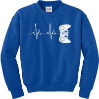 Gamer Heartbeat Great Gift Video Game Lover Funny Gift Funny Gift Kids Sweatshirt