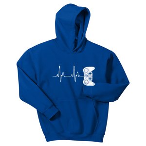 Gamer Heartbeat Great Gift Video Game Lover Funny Gift Funny Gift Kids Hoodie