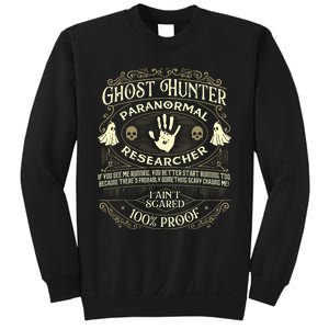 Ghost Hunter Ghost Hunting Halloween Paranormal Activity Sweatshirt