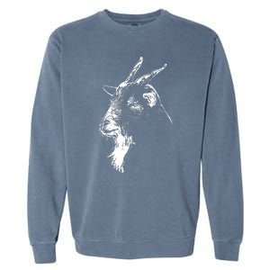 Goat Head Garment-Dyed Sweatshirt