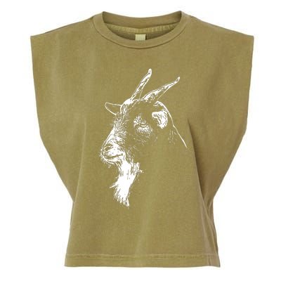 Goat Head Garment-Dyed Women's Muscle Tee