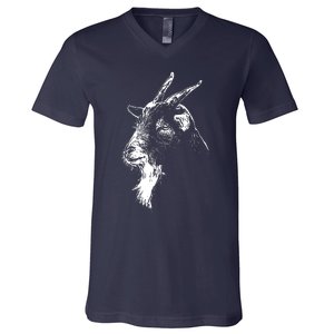 Goat Head V-Neck T-Shirt