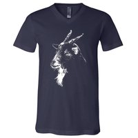 Goat Head V-Neck T-Shirt