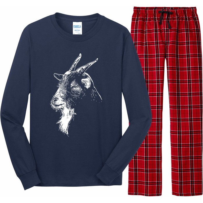 Goat Head Long Sleeve Pajama Set