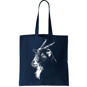 Goat Head Tote Bag