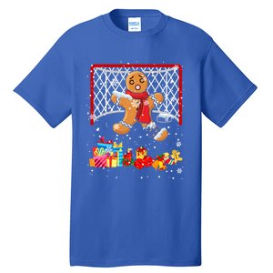 Gingerbread Hockey Goalie Xmas Gingerbread Hockey Player Great Gift Tall T-Shirt