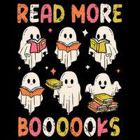Groovy Halloween Ghost Read More Boooooks Librarian Teacher Flexfit Unipanel Trucker Cap
