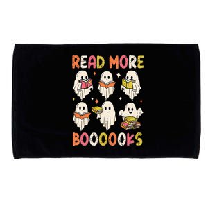 Groovy Halloween Ghost Read More Boooooks Librarian Teacher Microfiber Hand Towel