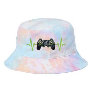 Gamer Heartbeat Gaming Video Games Girls Teens Tie Dye Newport Bucket Hat