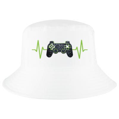 Gamer Heartbeat Gaming Video Games Girls Teens Cool Comfort Performance Bucket Hat