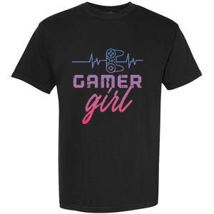 Gamer  Heartbeat Gaming Garment-Dyed Heavyweight T-Shirt