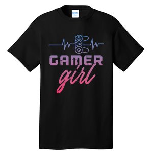 Gamer  Heartbeat Gaming Tall T-Shirt