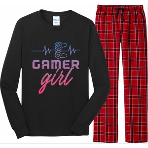 Gamer  Heartbeat Gaming Long Sleeve Pajama Set