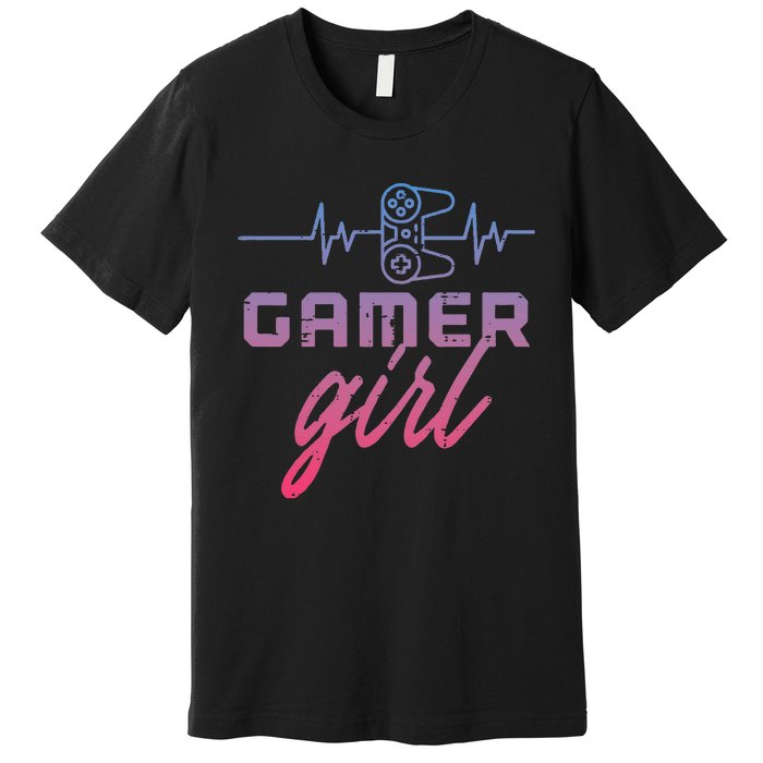 Gamer  Heartbeat Gaming Premium T-Shirt