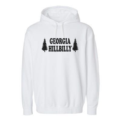 Georgia Hillbilly Gift Garment-Dyed Fleece Hoodie