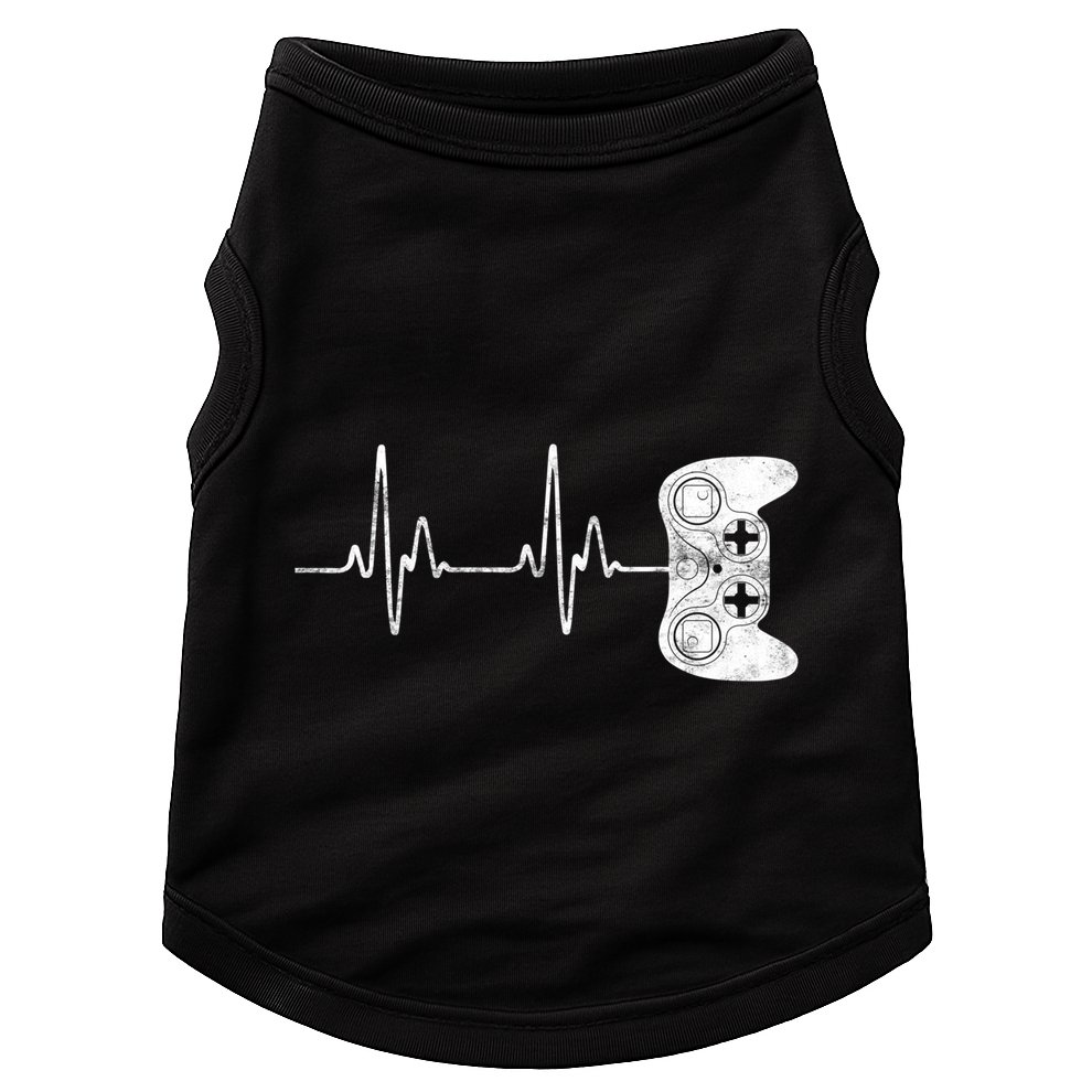 Gamer Heartbeat Gift Video Game Lover Gifgift Doggie Tank