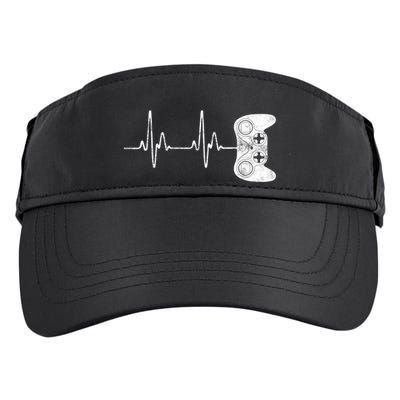 Gamer Heartbeat Gift Video Game Lover Gifgift Adult Drive Performance Visor
