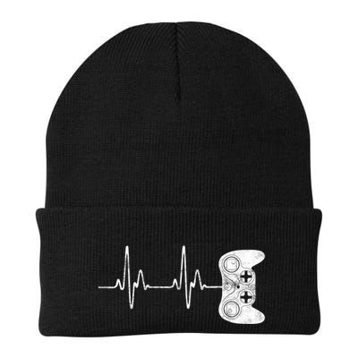 Gamer Heartbeat Gift Video Game Lover Gifgift Beanie