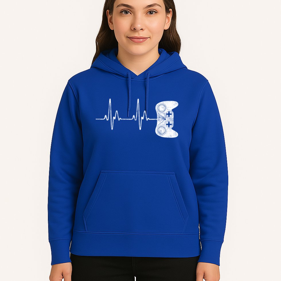 Gamer Heartbeat Gift Video Game Lover Gifgift Hoodie