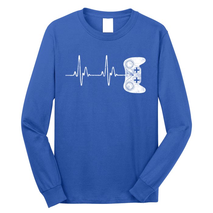 Gamer Heartbeat Gift Video Game Lover Gifgift Long Sleeve Shirt