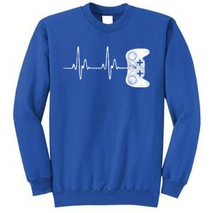 Gamer Heartbeat Gift Video Game Lover Gifgift Sweatshirt