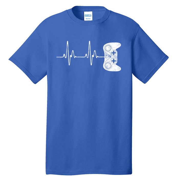 Gamer Heartbeat Gift Video Game Lover Gifgift Tall T-Shirt