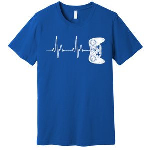 Gamer Heartbeat Gift Video Game Lover Gifgift Premium T-Shirt