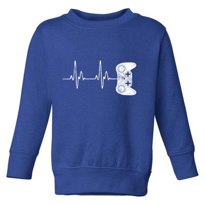 Gamer Heartbeat Gift Video Game Lover Gifgift Toddler Sweatshirt