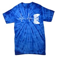 Gamer Heartbeat Gift Video Game Lover Gifgift Tie-Dye T-Shirt