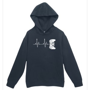 Gamer Heartbeat Gift Video Game Lover Gifgift Urban Pullover Hoodie