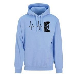 Gamer Heartbeat Gift Video Game Lover Gifgift Unisex Surf Hoodie