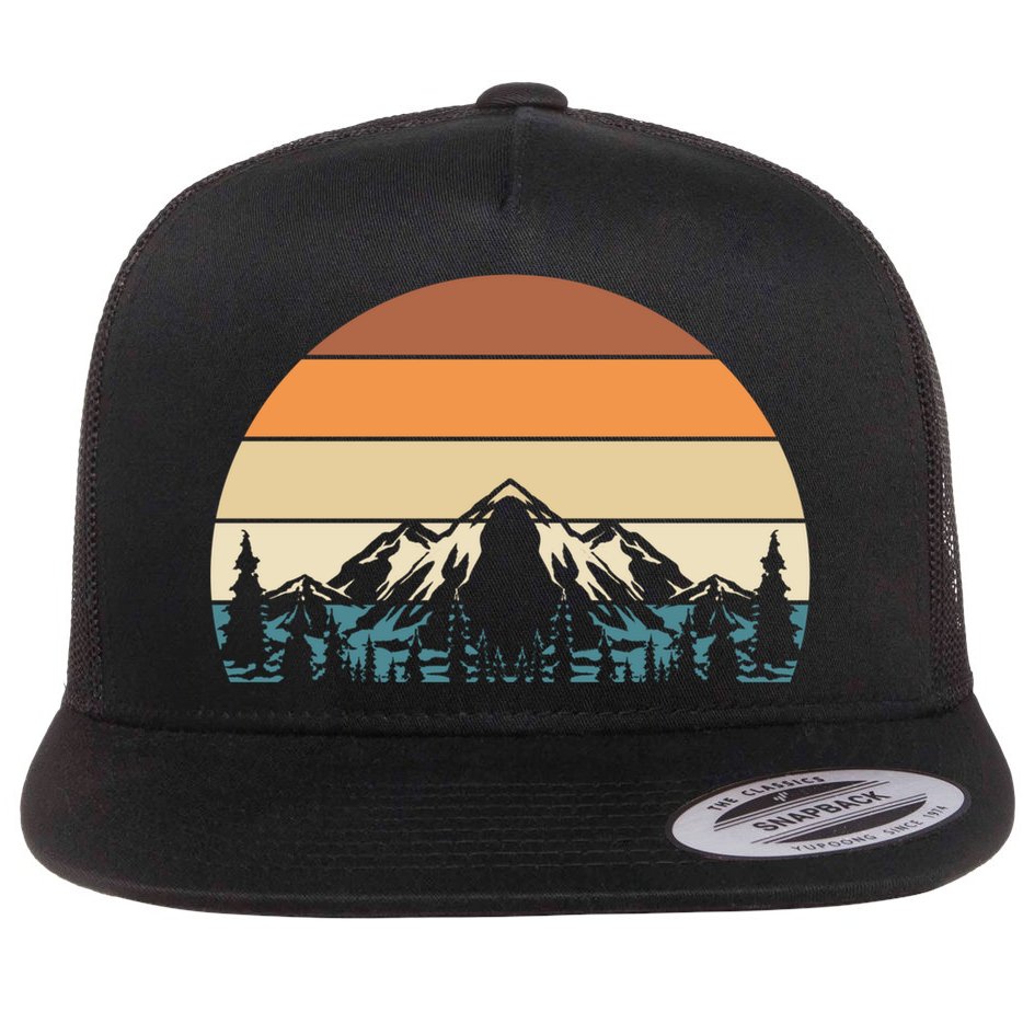 Gift Hiking Flat Bill Trucker Hat