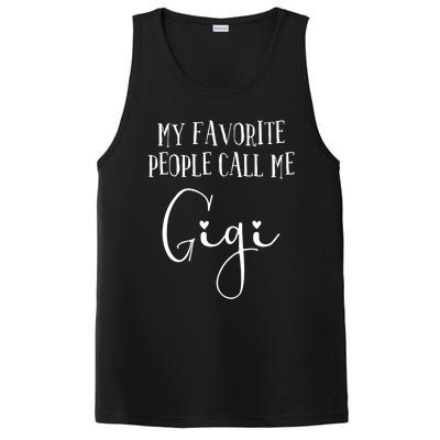 Gigi Heart Grandma Christmas Birthday MotherS Day Cute Gift PosiCharge Competitor Tank