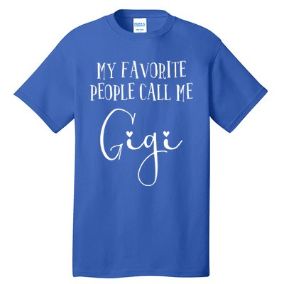 Gigi Heart Grandma Christmas Birthday MotherS Day Cute Gift Tall T-Shirt