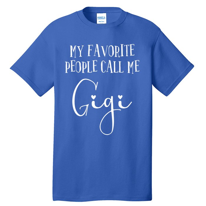 Gigi Heart Grandma Christmas Birthday MotherS Day Cute Gift Tall T-Shirt