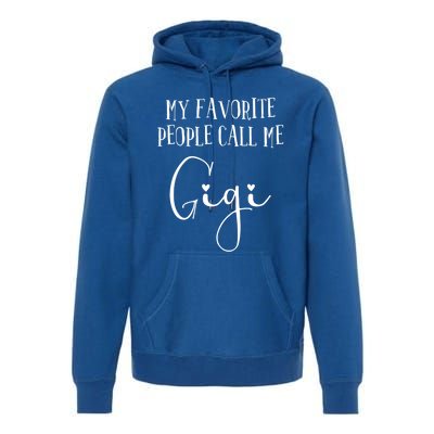 Gigi Heart Grandma Christmas Birthday MotherS Day Cute Gift Premium Hoodie