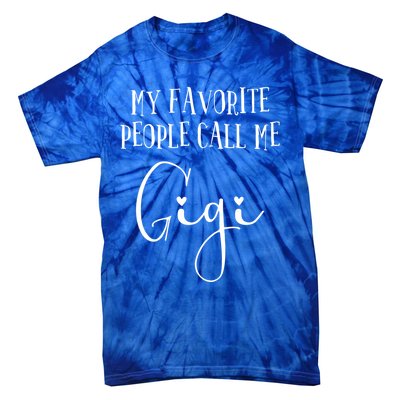 Gigi Heart Grandma Christmas Birthday MotherS Day Cute Gift Tie-Dye T-Shirt