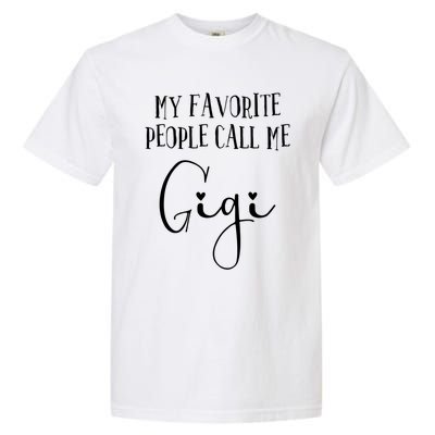 Gigi Heart Grandma Christmas Birthday MotherS Day Cute Gift Garment-Dyed Heavyweight T-Shirt