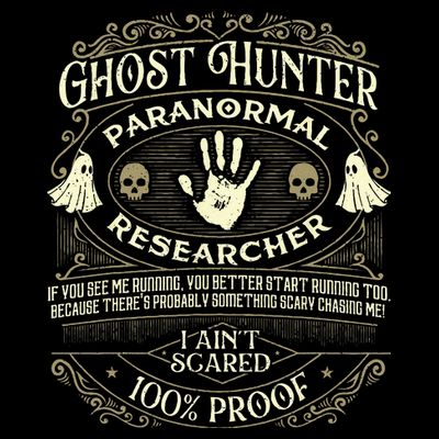 Ghost Hunter Ghost Hunting Halloween Paranormal Activity T-Shirt